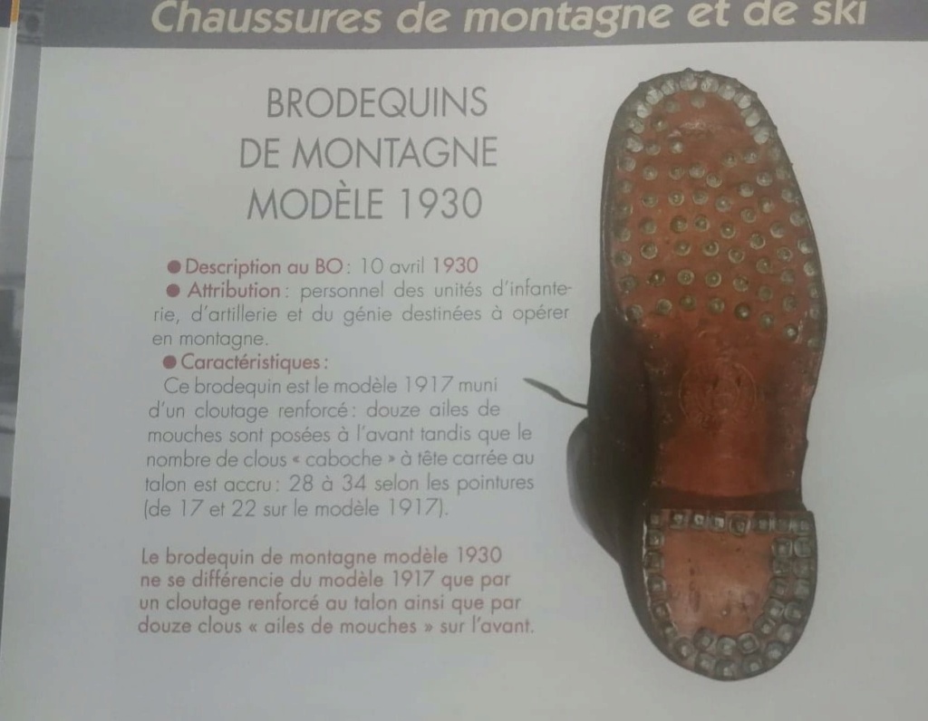 Une paire de brodequin modèle 1917 troupe de montagne presque neuve! S110