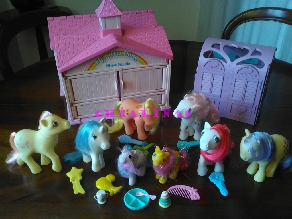 Vendo lotto Mio Mini Pony / My Little Pony Generazione 1 (G1) Gig Hasbro anni '80 (due playset e otto pony, anche rari; tutto supercompleto!) Img_2115