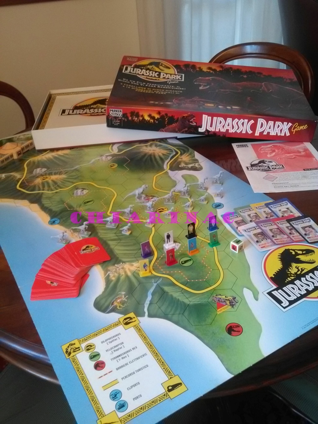 Jurassic Park Game, gioco da tavolo Parker 1993 Img_2125