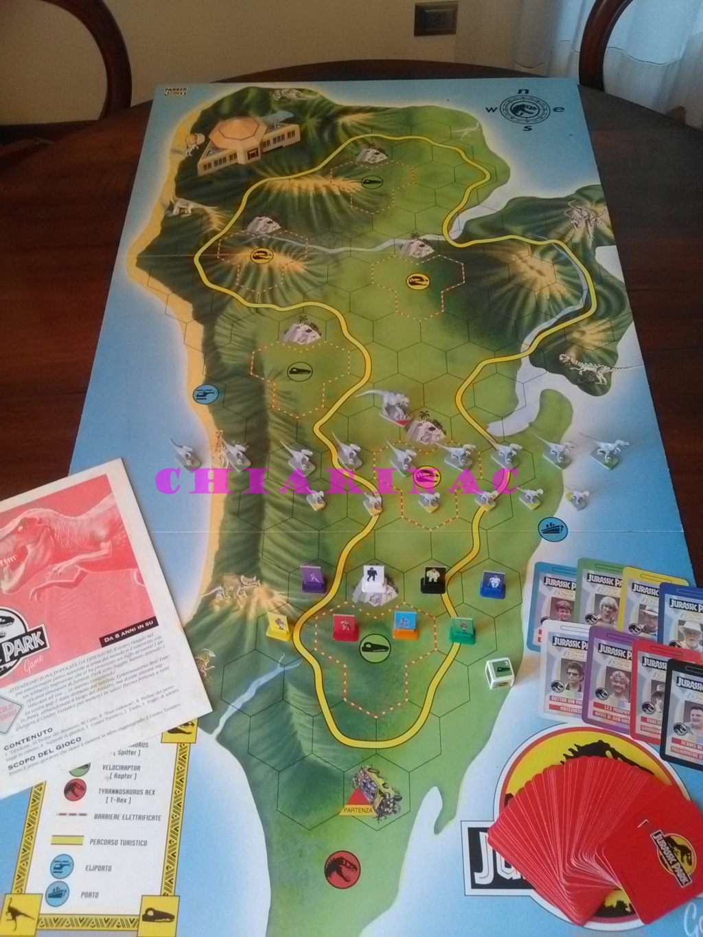 Jurassic Park Game, gioco da tavolo Parker 1993 Img_2128