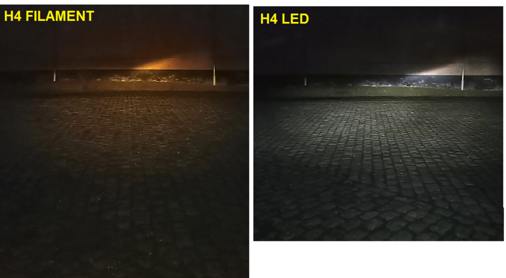 ampoule led , évolution et adaptabilité H4_led10