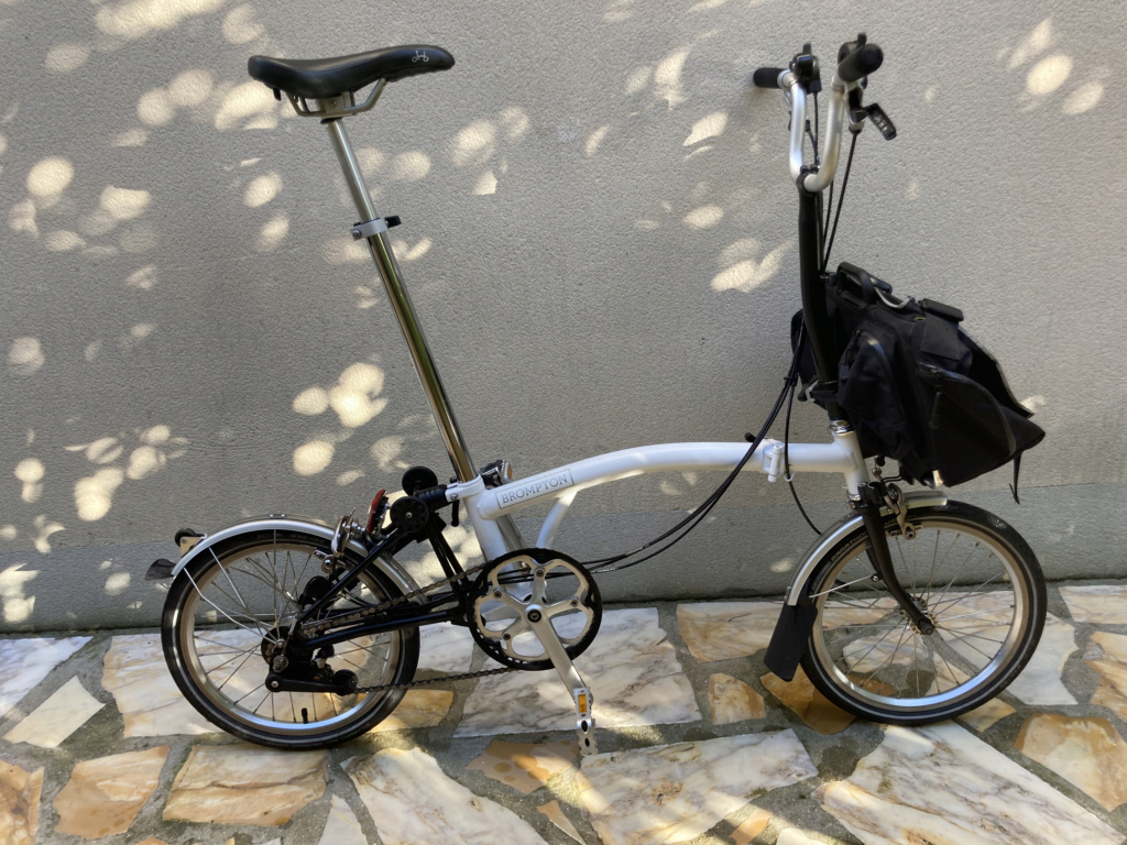 (VENDU) Brompton H6L Blanc/Noir et sac S-Bag 1e821310