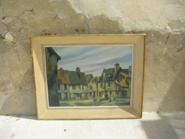 peinture rurale "place de village" Imgp2622