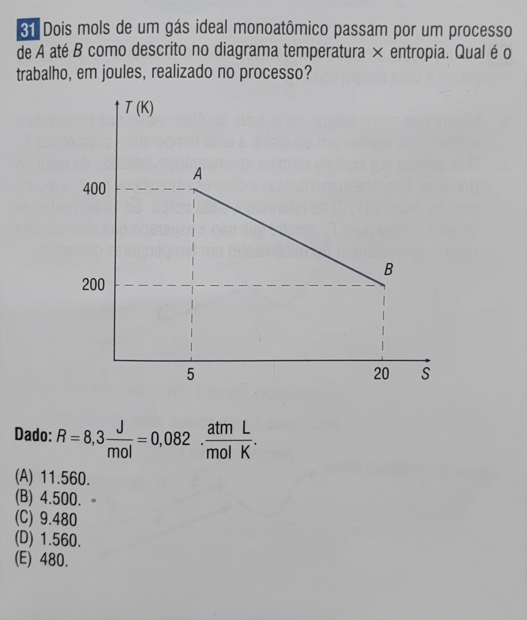 Entropia/Segunda lei da termodinâmica  20230210