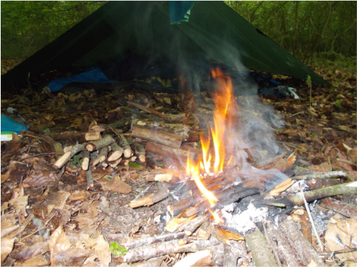 Défi 6 : Allumer un petit feu  0414