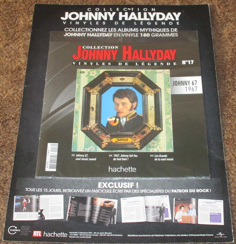 Hachette: Les vinyles de légende n°17     JOHNNY 67     1LP 002-jo38