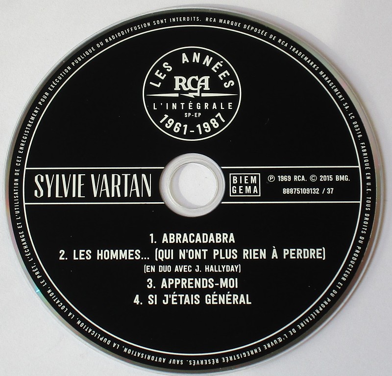 CD "EP" Sylvie Vartan 004-le39