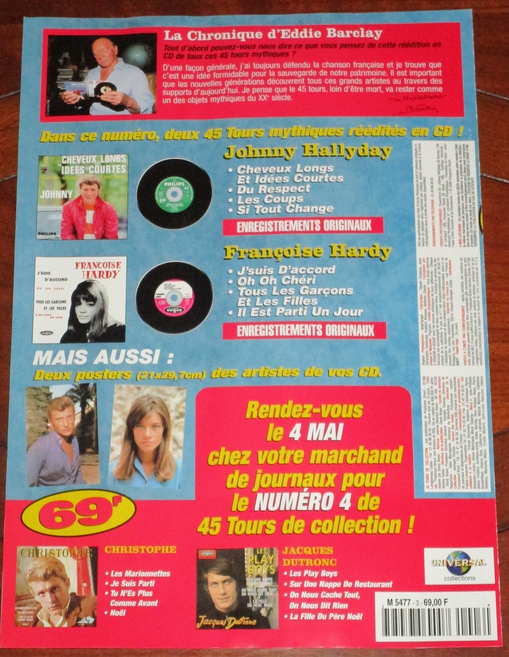 CD "EP" Revue 45T de collection 006-4535