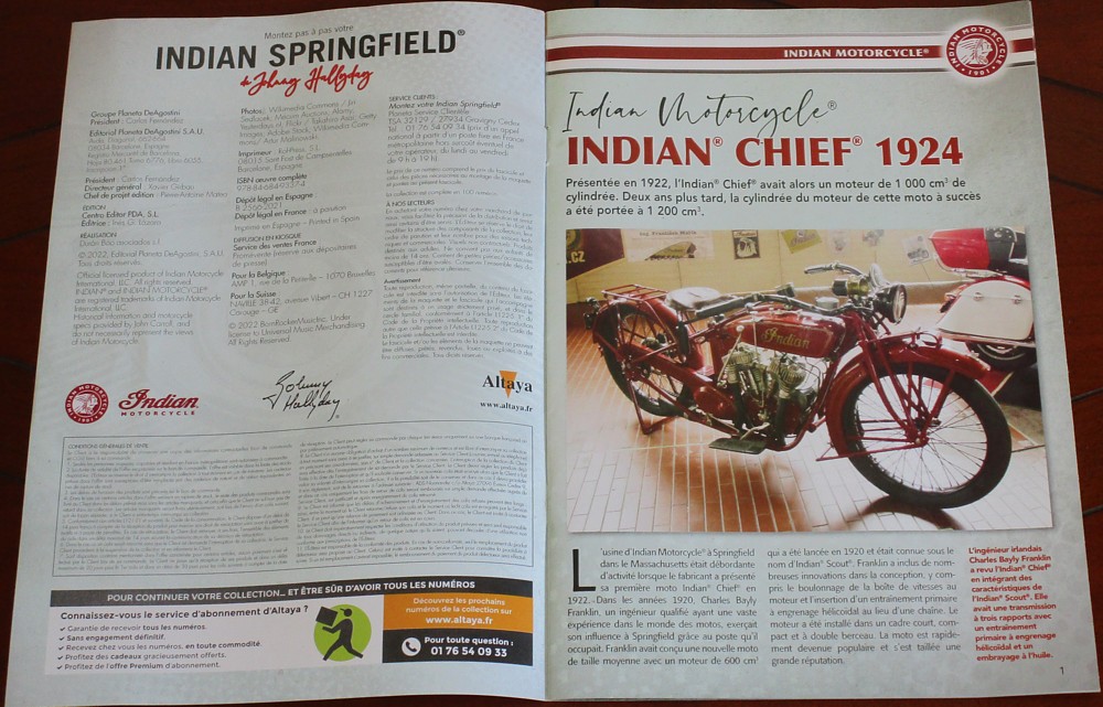 Altaya:Indian Springfield de JH n°20 006-a135