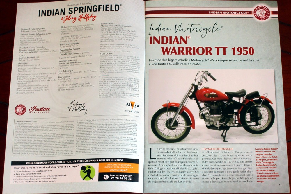 Altaya:Indian Springfield de JH n°53 014-a183
