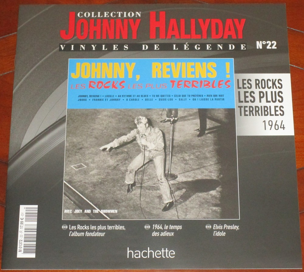 Hachette: Les vinyles de légende n°22     LES ROCKS LES PLUS TERRIBLES     1LP 016-le19