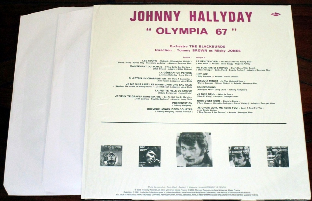 Hachette: Les vinyles de légende n°36     OLYMPIA 67 (v.2003)     2LP 016-ol22