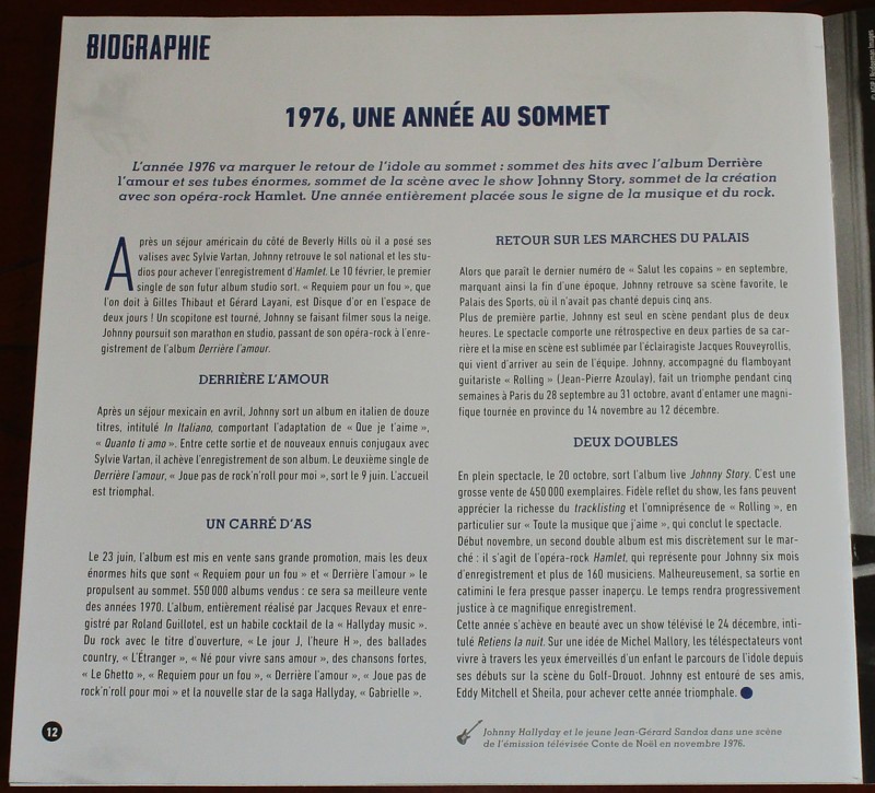 Hachette: Les vinyles de légende n°02     DERRIERE L'AMOUR     1LP 017-de10