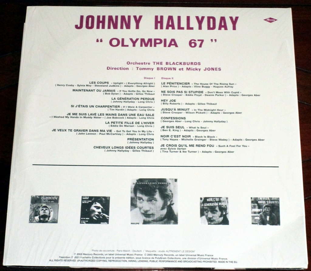 Hachette: Les vinyles de légende n°36     OLYMPIA 67 (v.2003)     2LP 018-ol14