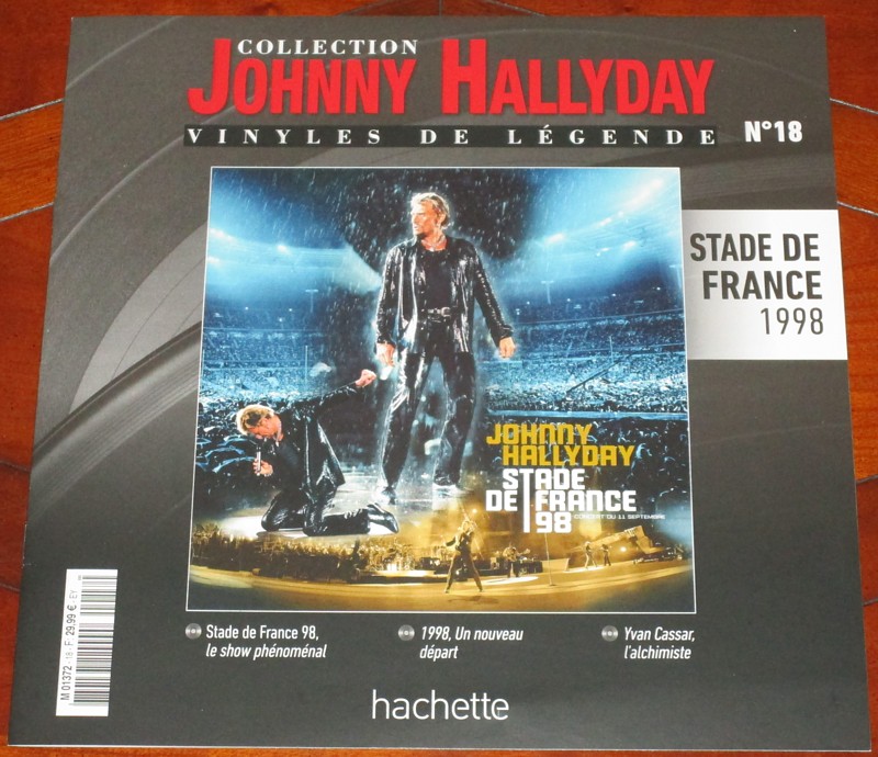 Hachette: Les vinyles de légende n°18     STADE DE FRANCE 11/09/98     2LP 018-st11
