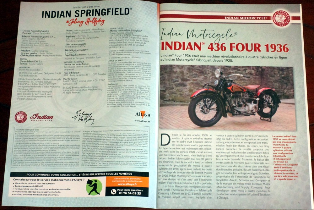 Altaya:Indian Springfield de JH n°65 019-a205