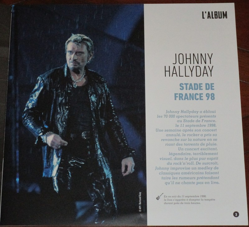 Hachette: Les vinyles de légende n°18     STADE DE FRANCE 11/09/98     2LP 020-st11