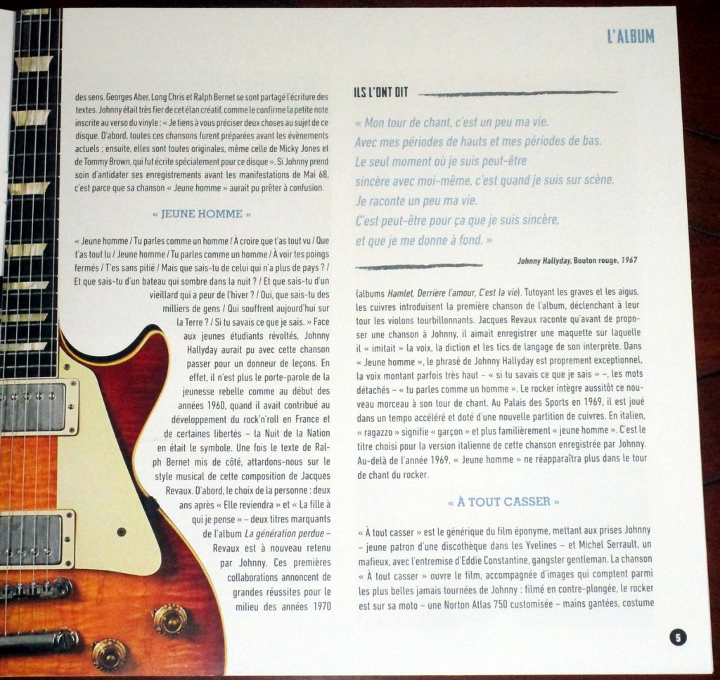 Hachette: Les vinyles de légende n°40    JEUNE HOMME     1LP 021-je12