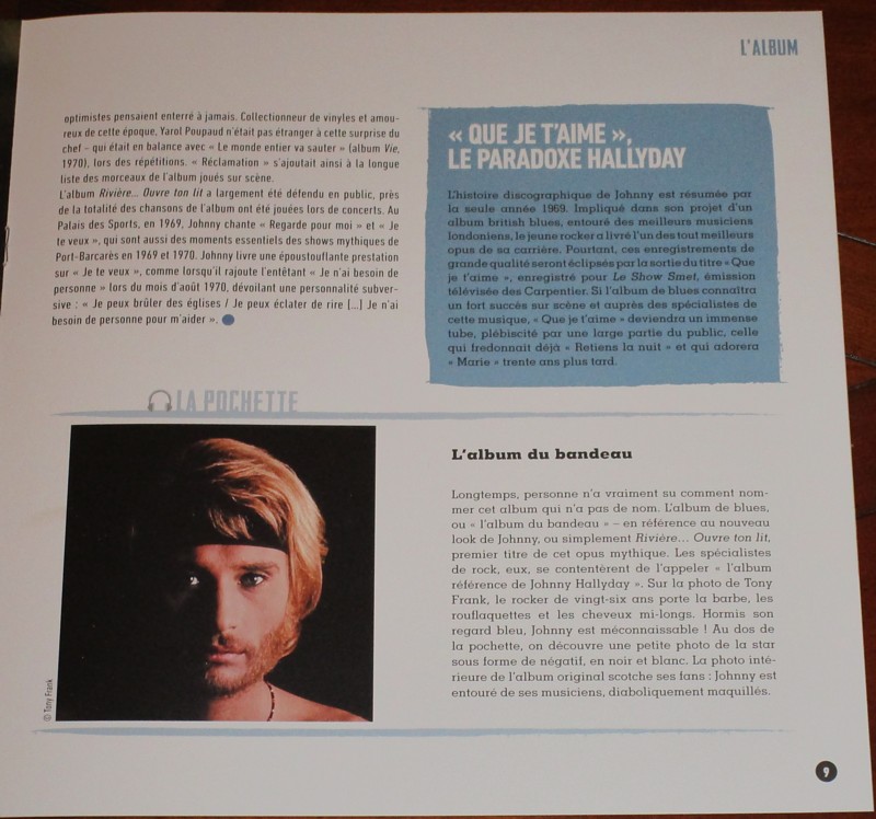 Hachette: Les vinyles de légende n°10     RIVIERE OUVRE TON LIT     1LP 023-ri10