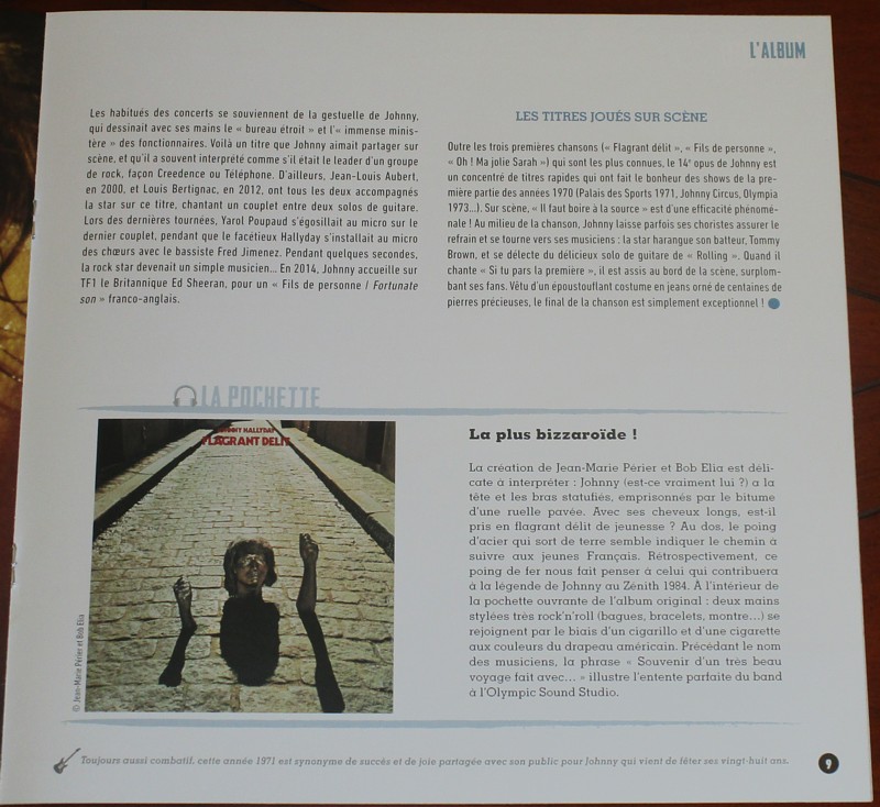 Hachette: Les vinyles de légende n°16     FLAGRANT DELIT     1LP 024-fl10