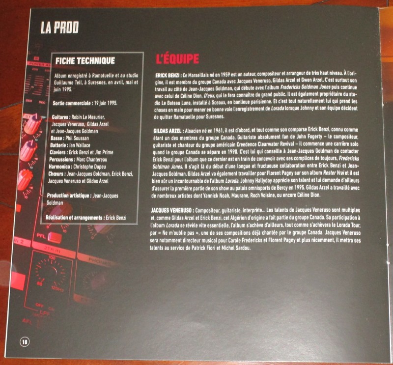 Hachette: Les vinyles de légende n°13     LORADA     2LP 025-lo10