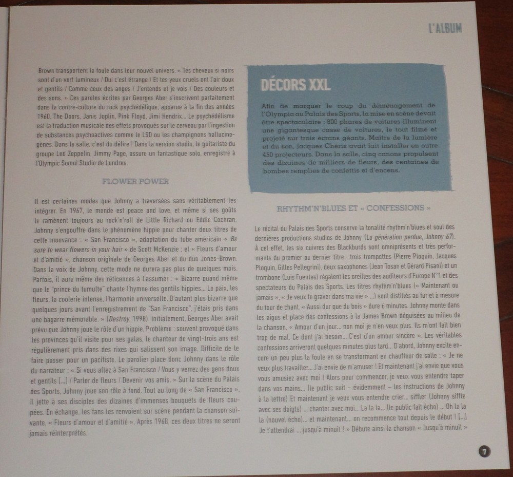 Hachette: Les vinyles de légende n°24     PALAIS DES SPORTS 67 V.2003     2LP 026-au11