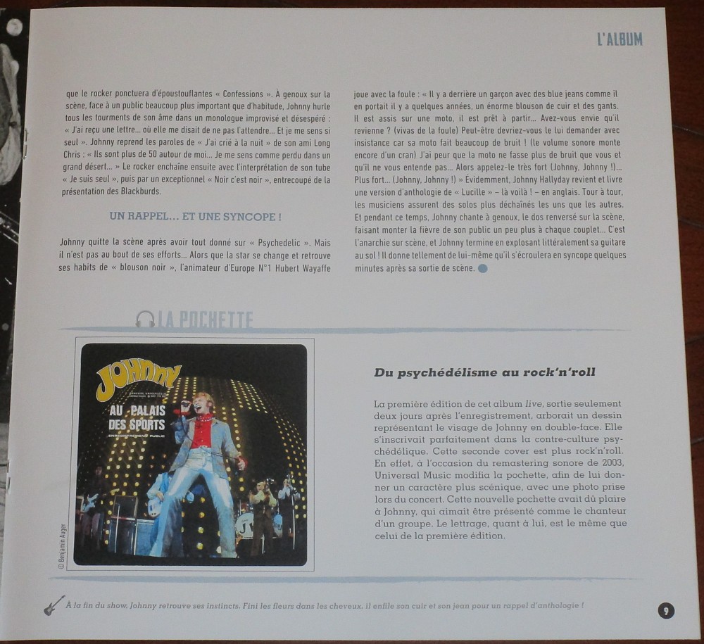 Hachette: Les vinyles de légende n°24     PALAIS DES SPORTS 67 V.2003     2LP 028-au11