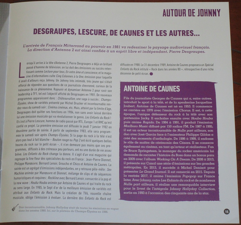 Hachette: Les vinyles de légende n°23     LES ENFANTS DU ROCK     1LP 028-ha15