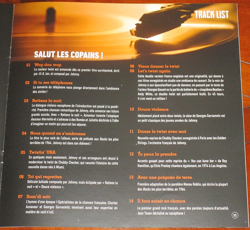Hachette: Les vinyles de légende n°08     SALUT LES COPAINS     1LP 028-sa11