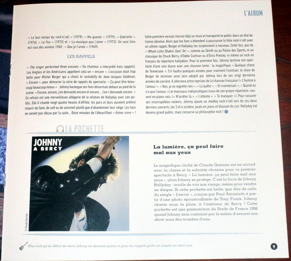 Hachette: Les vinyles de légende n°30     JOHNNY A BERCY     2LP 028_jo11