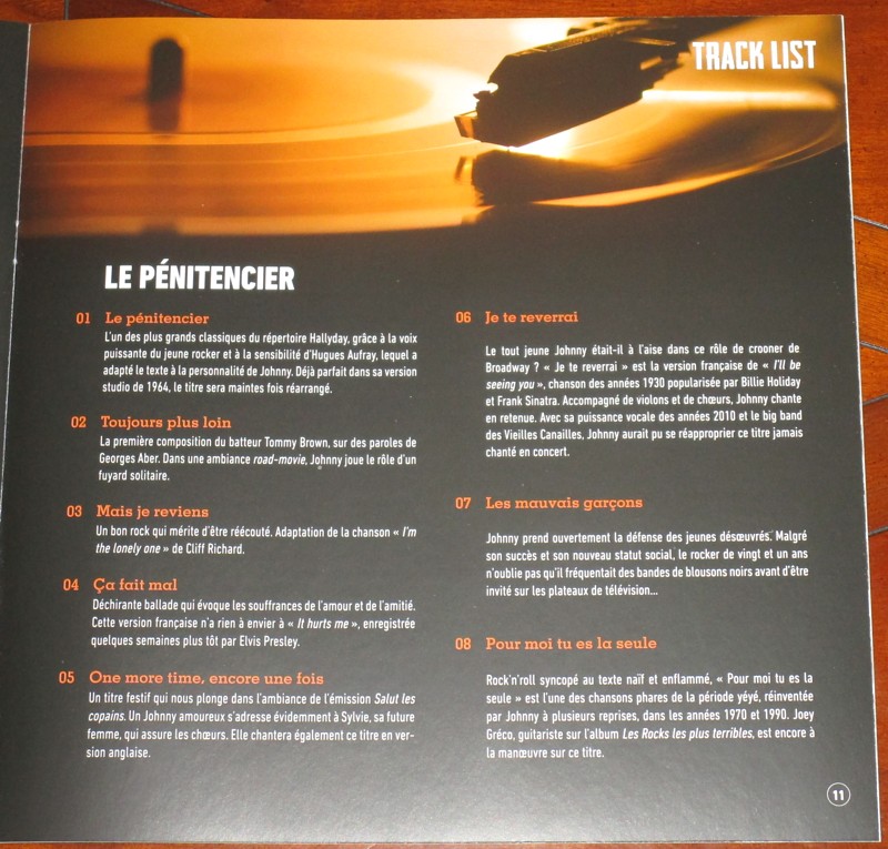 Hachette: Les vinyles de légende n°06     LE PENITENCIER n°7 SPECIAL     1LP 029-le15