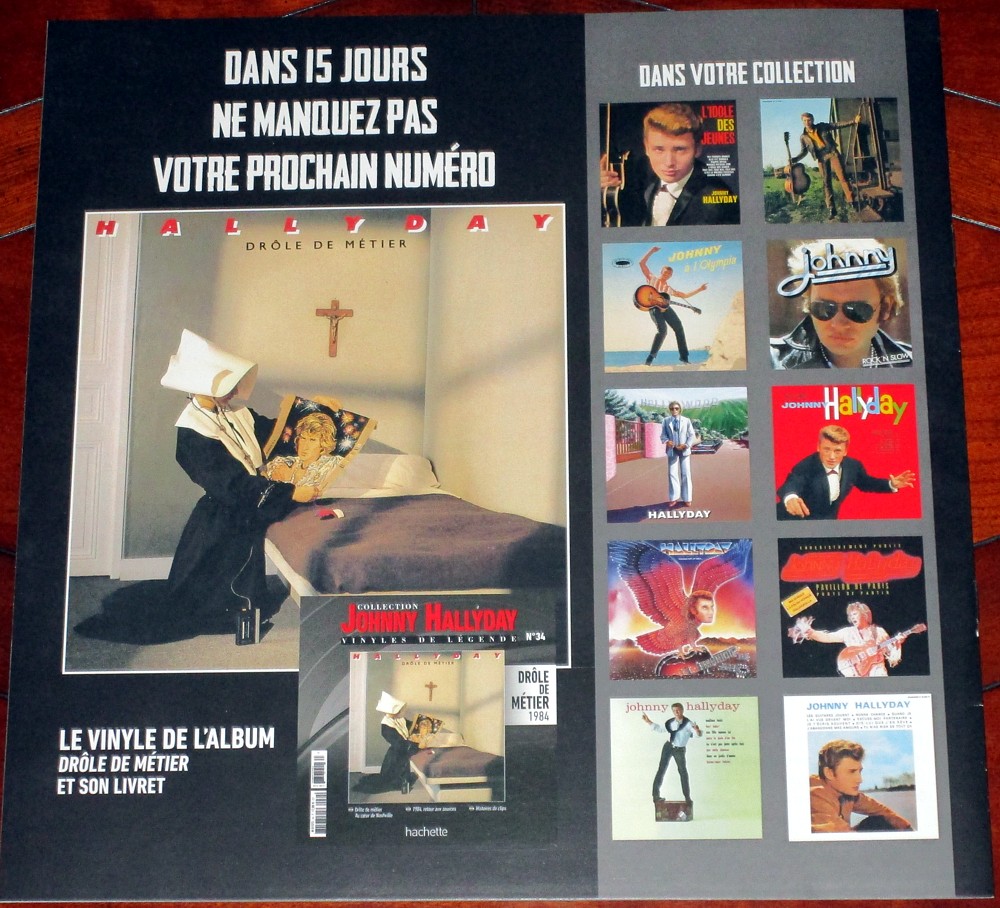 Hachette: Les vinyles de légende n°33     QUE JE T'AIME     1LP 030-qu11