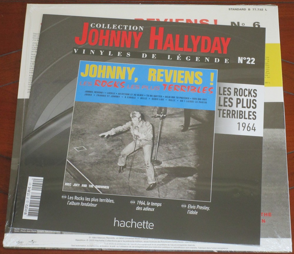 Hachette: Les vinyles de légende n°22     LES ROCKS LES PLUS TERRIBLES     1LP 032-le15