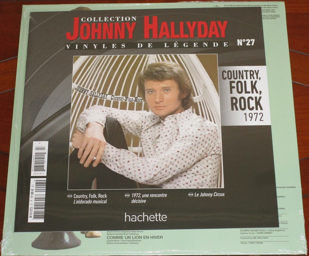 Hachette: Les vinyles de légende n°27     COUNTRY, FOLK, ROCK     1LP 033-co12