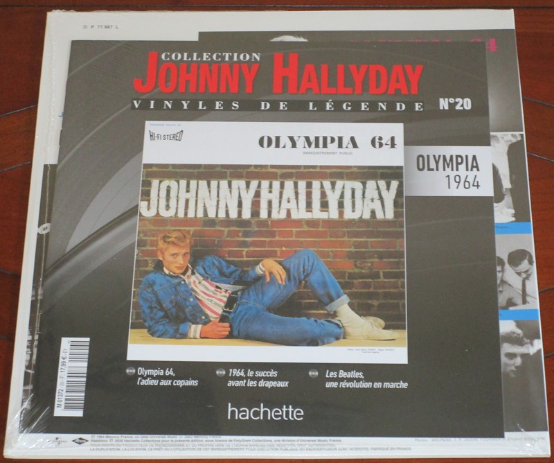 Hachette: Les vinyles de légende n°20     OLYMPIA 64     1LP 034-ol12