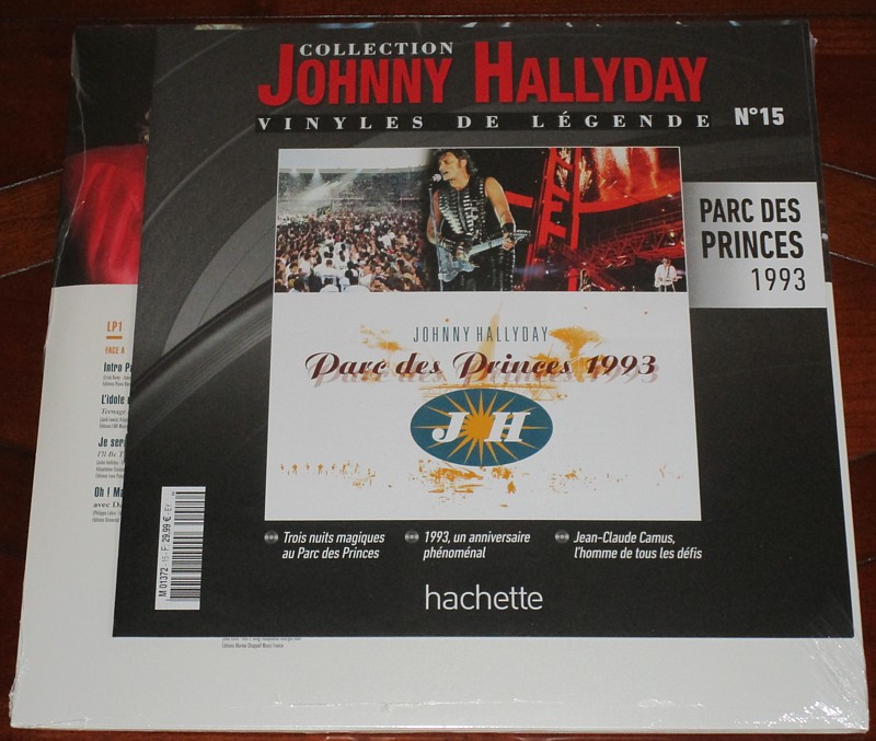 Hachette: Les vinyles de légende n°15     PARC DES PRINCES 93 15T     2LP 035-pa11