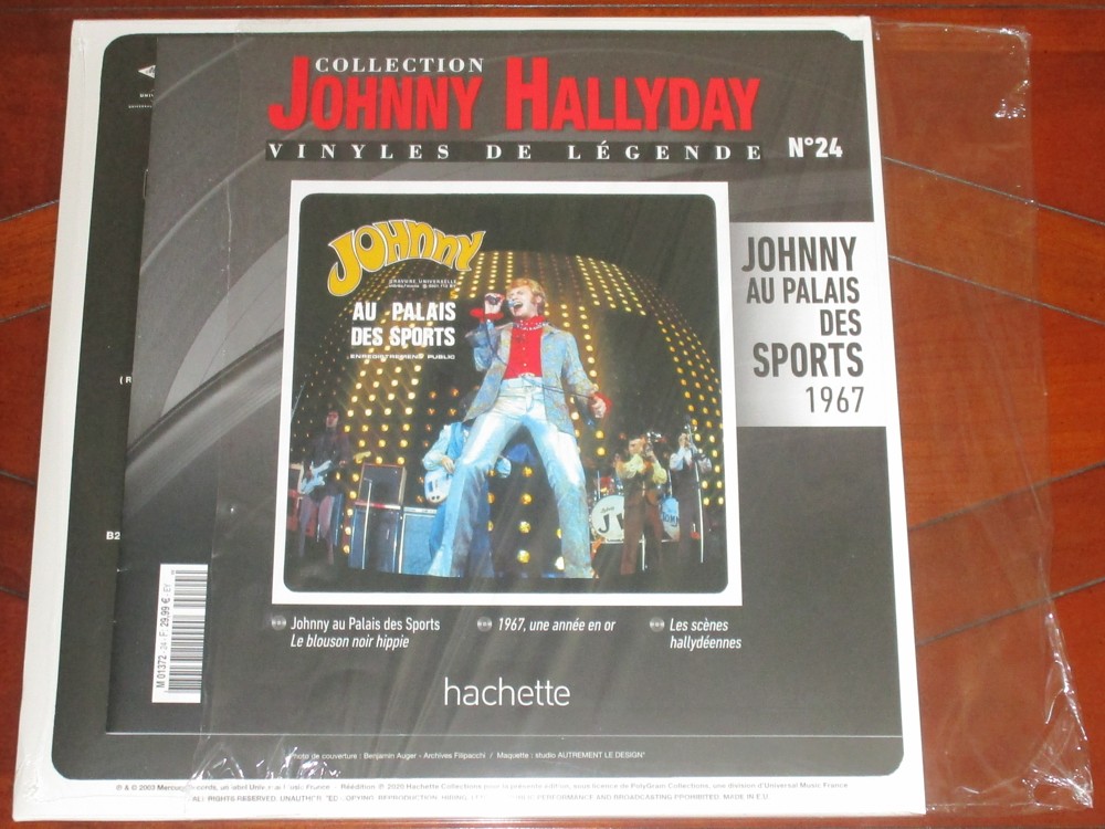 Hachette: Les vinyles de légende n°24     PALAIS DES SPORTS 67 V.2003     2LP 036-au11