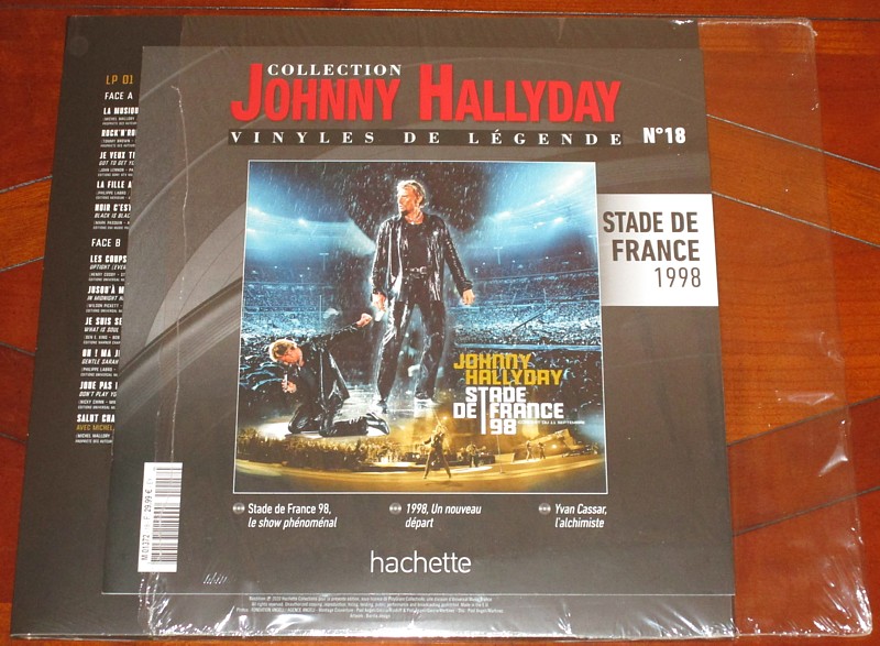 Hachette: Les vinyles de légende n°18     STADE DE FRANCE 11/09/98     2LP 036-st11