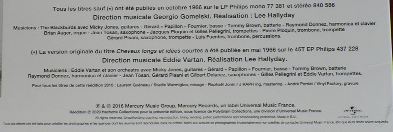 Hachette: Les vinyles de légende n°04     LA GENERATION PERDUE     1LP 037-la10