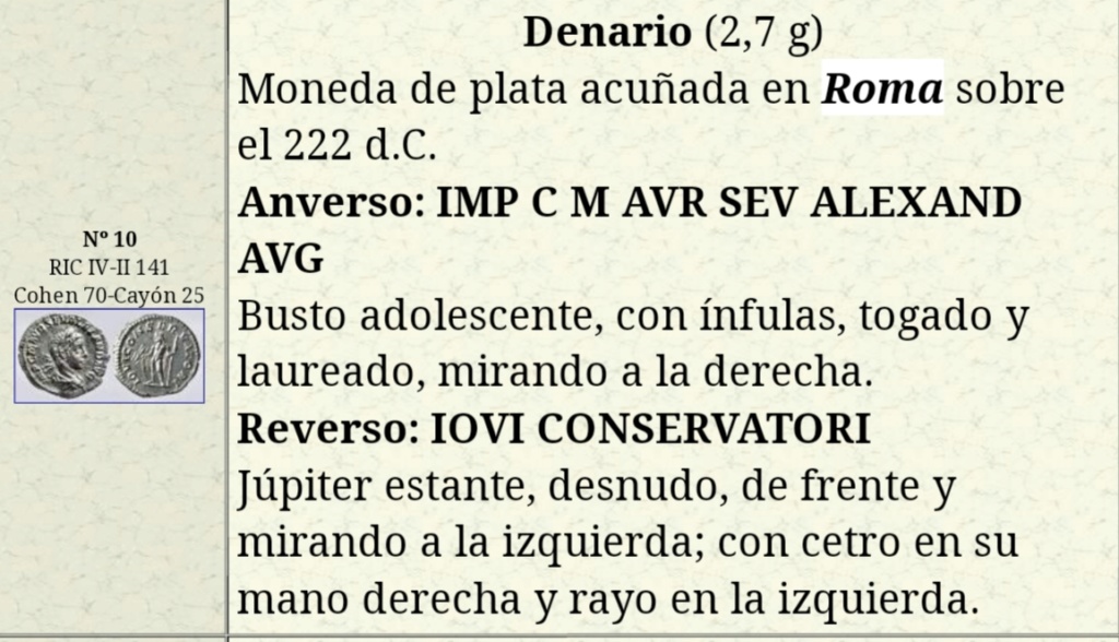 Denario de Alejandro Severo. IOVI CONSERVATORI. Roma 20220210
