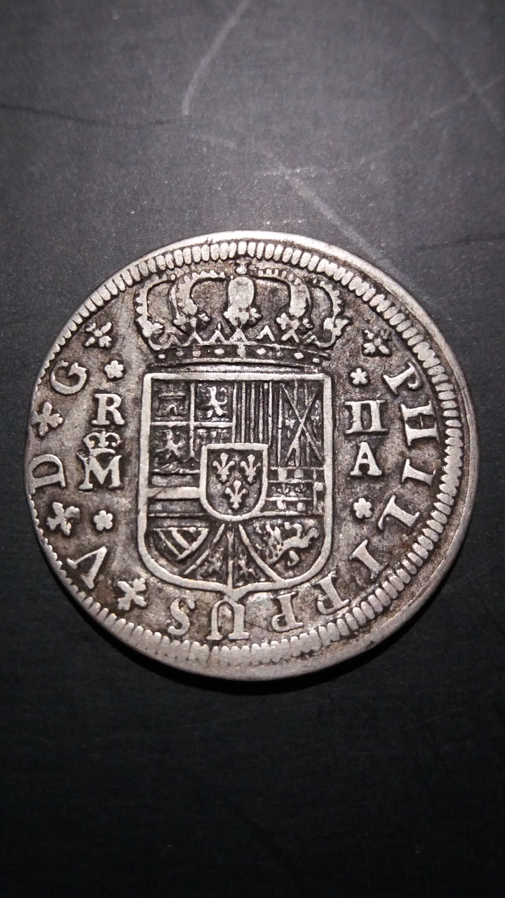 2 reales Felipe V 1723 Madrid  Scree708