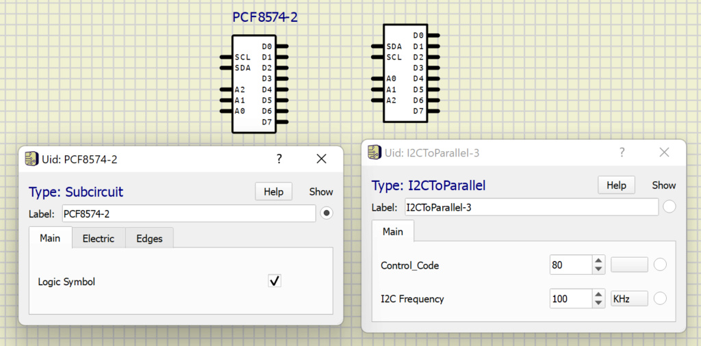 PCF8574. I2C TO PARALLEL Addres10