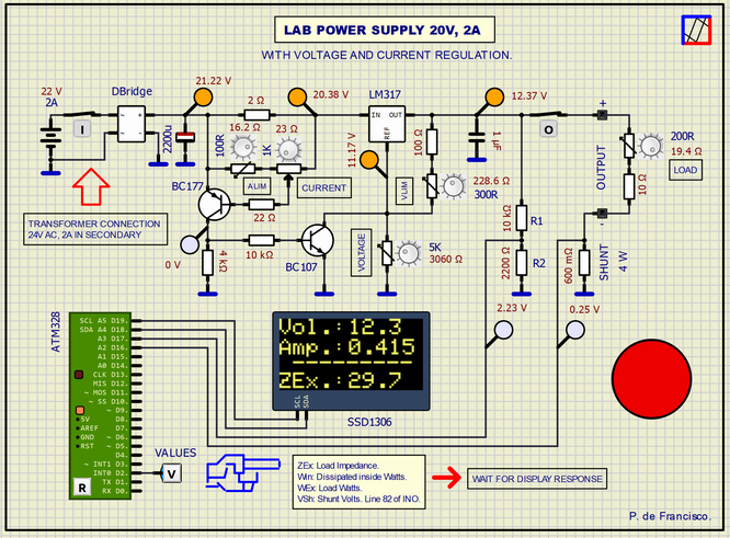 52__LAB POWER SUPPLY 20V, 2A Lab_po19