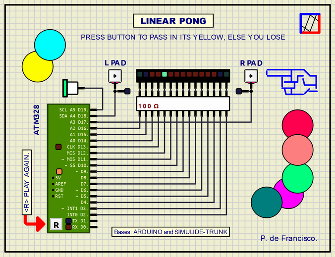 223__LINEAR PONG WITH LEDS Linear13