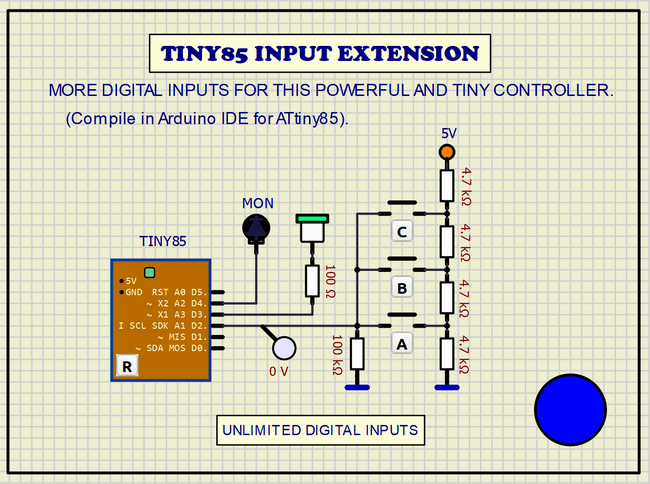 98__UNLIMITED TINY85 INPUT EXTENSION Tiny8513