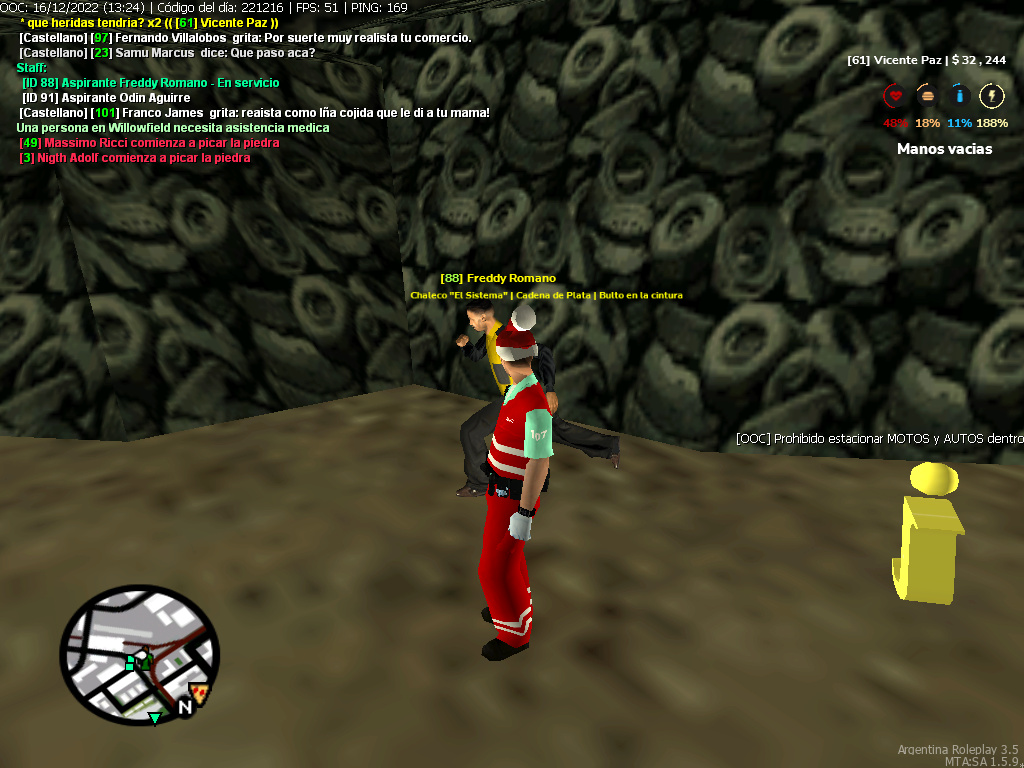 Freddy Romano Admin abuse+NIP+NRE+TROLL Mta-s131