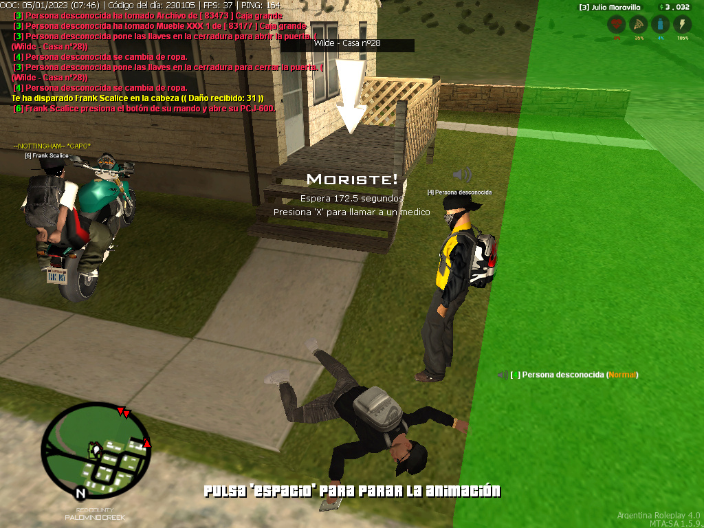 Frank Scalice e Braian Roman | Mal usar e Insultar por Global+MG+PK+NRE+NRA+IOOC Mta-s147
