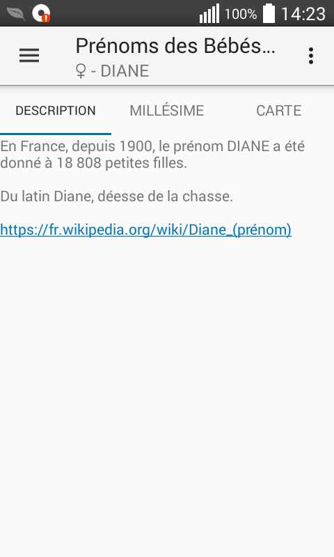 [APP] Prénoms des Bébés Français : Trouvez un prénom parmi un choix de plus de 30000. 02_des10