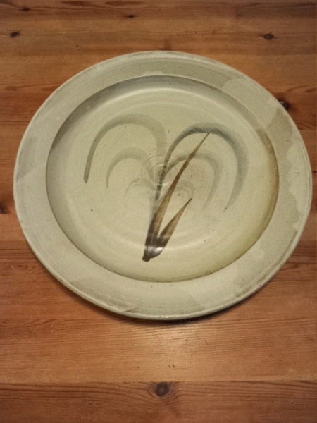 Another unmarked - charger 42cm diameter with wheatsheaf design  20221110