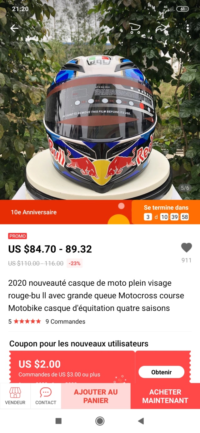 Casque Arai/Shoei/AgV à moins de 100€... chinoiseries ! Screen19